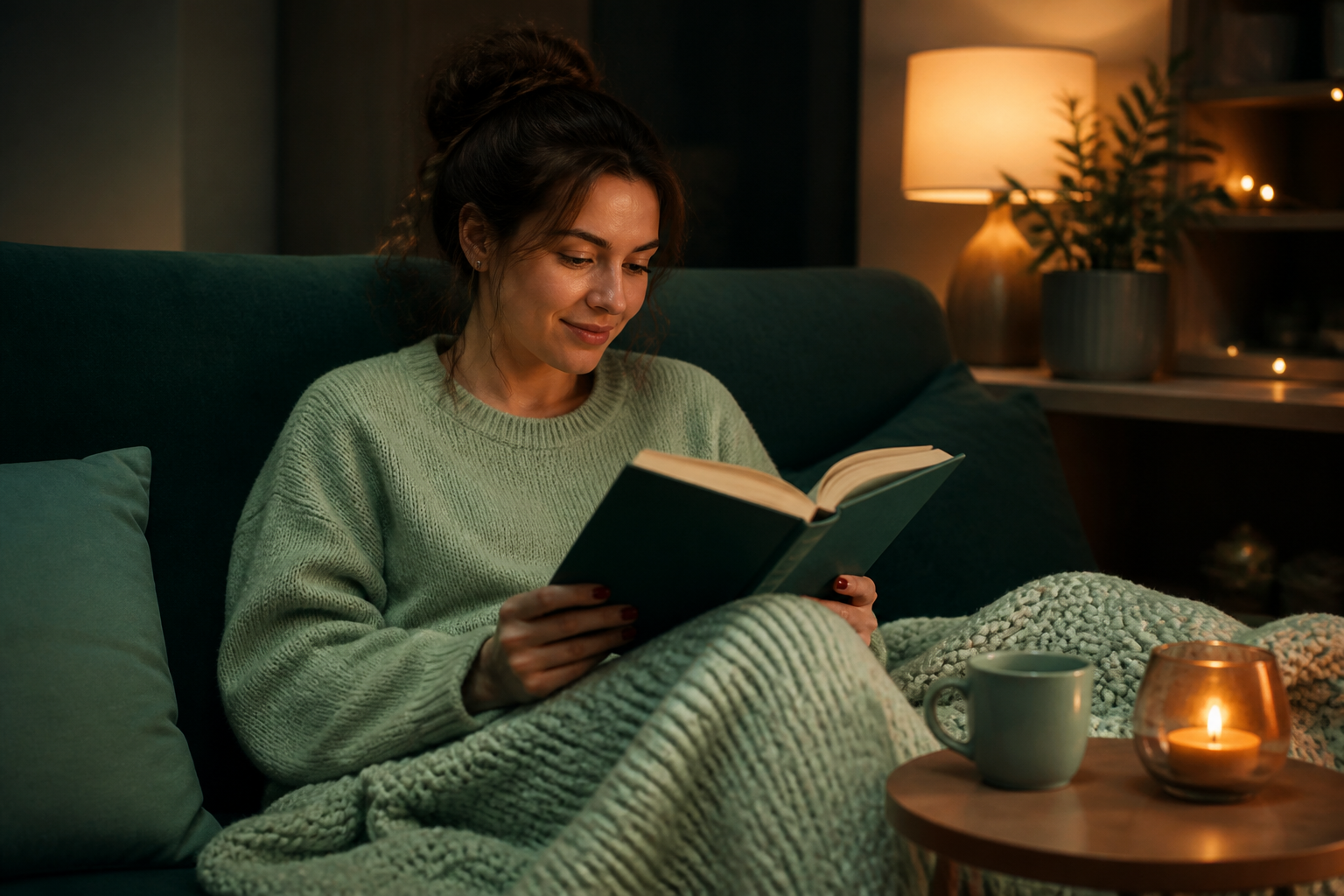 Straininggrelimi evening calm habit routine scene